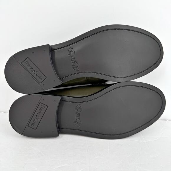 Franco Sarto Womens Alora Penny Loafers US 6.5 M EU 36.5 Green Vegan Patent NIB - Picture 11 of 12